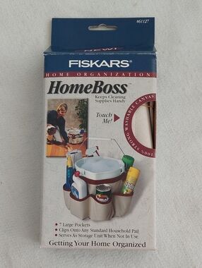 FISKARS HomeBoss Cleaning Supplies Organizer NIB